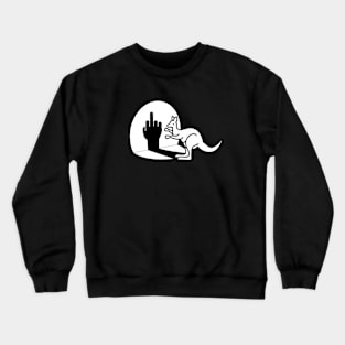 Kangaroo Middle Finger Crewneck Sweatshirt